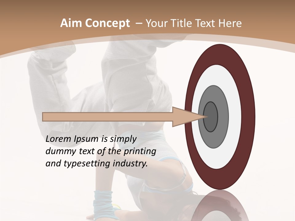 Performer Exercise Athlete PowerPoint Template