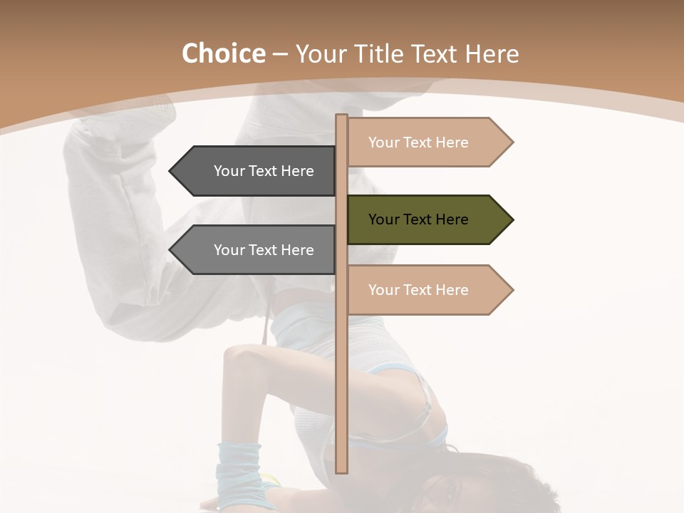 Performer Exercise Athlete PowerPoint Template