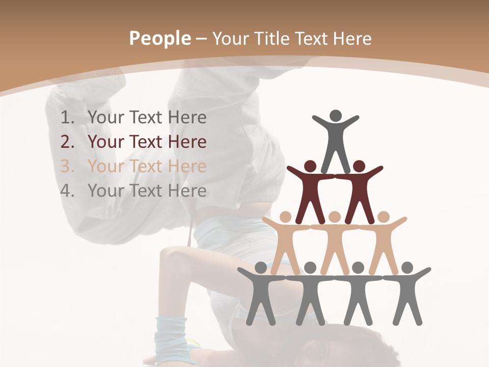 Performer Exercise Athlete PowerPoint Template