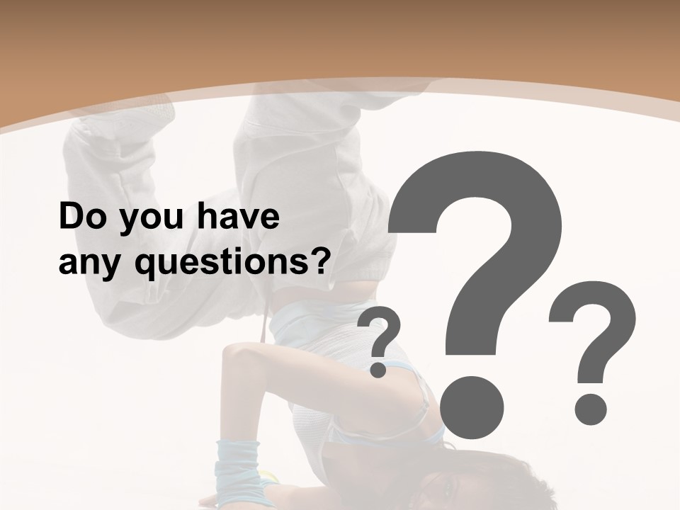 Performer Exercise Athlete PowerPoint Template