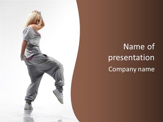 Athlete Sport Fashion PowerPoint Template