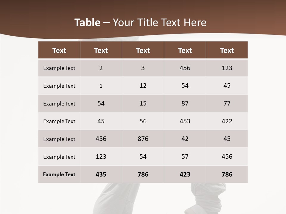 Athlete Sport Fashion PowerPoint Template