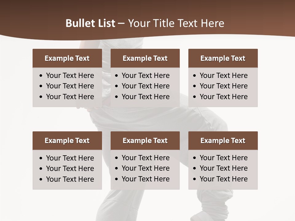 Athlete Sport Fashion PowerPoint Template