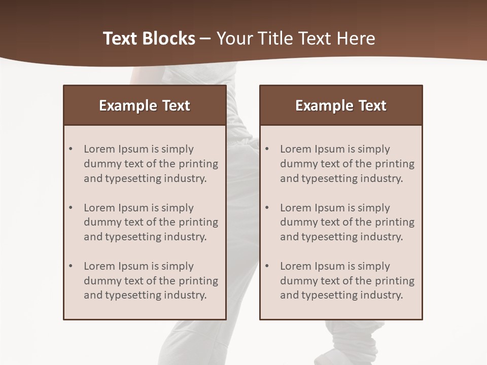 Athlete Sport Fashion PowerPoint Template