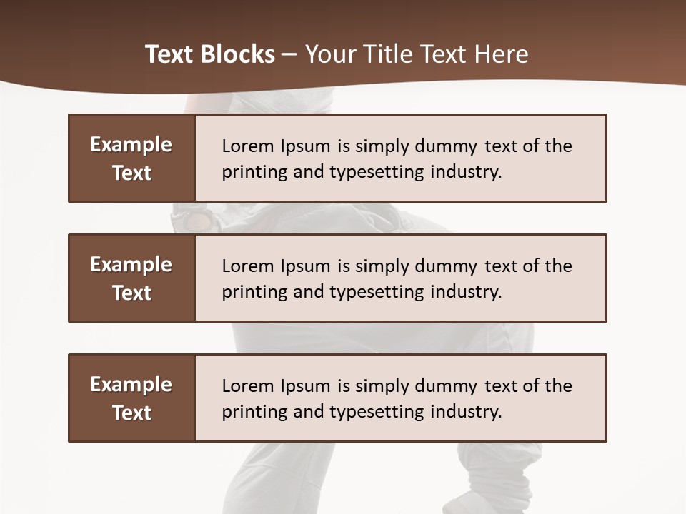 Athlete Sport Fashion PowerPoint Template