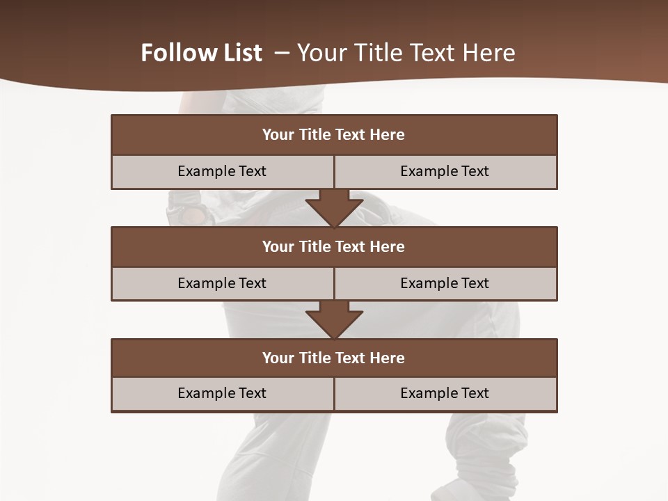 Athlete Sport Fashion PowerPoint Template