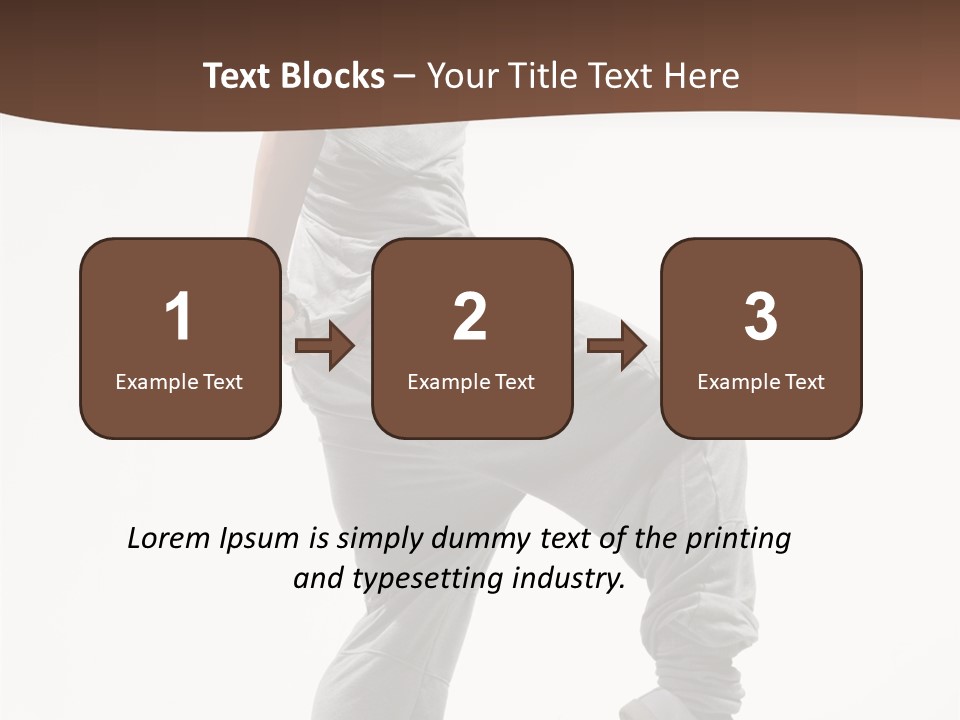 Athlete Sport Fashion PowerPoint Template