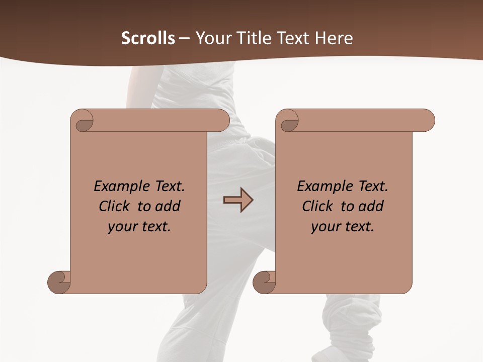 Athlete Sport Fashion PowerPoint Template