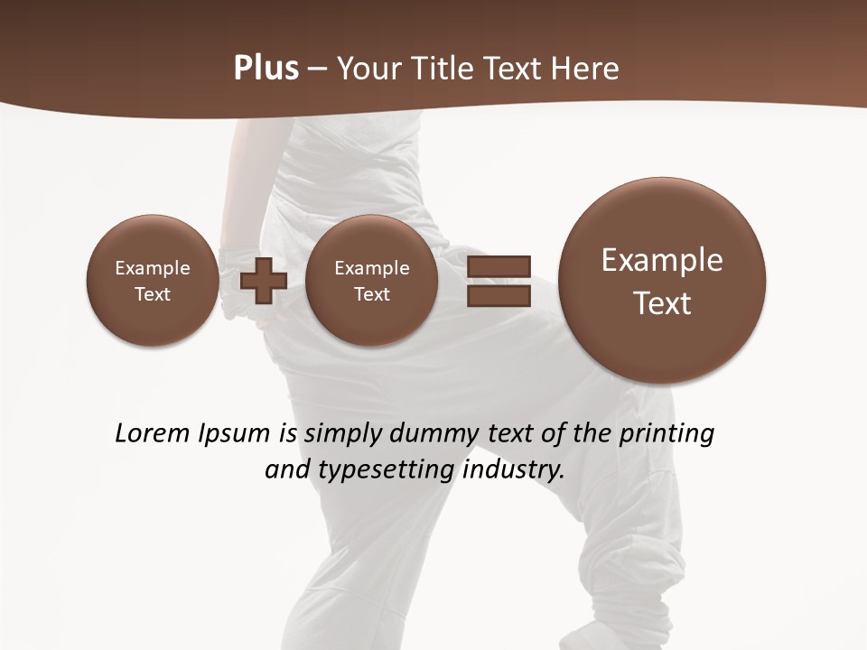 Athlete Sport Fashion PowerPoint Template