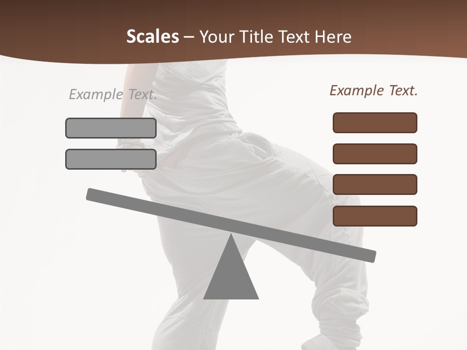 Athlete Sport Fashion PowerPoint Template