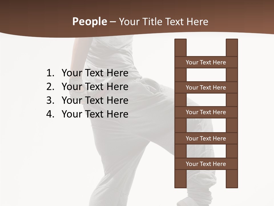 Athlete Sport Fashion PowerPoint Template