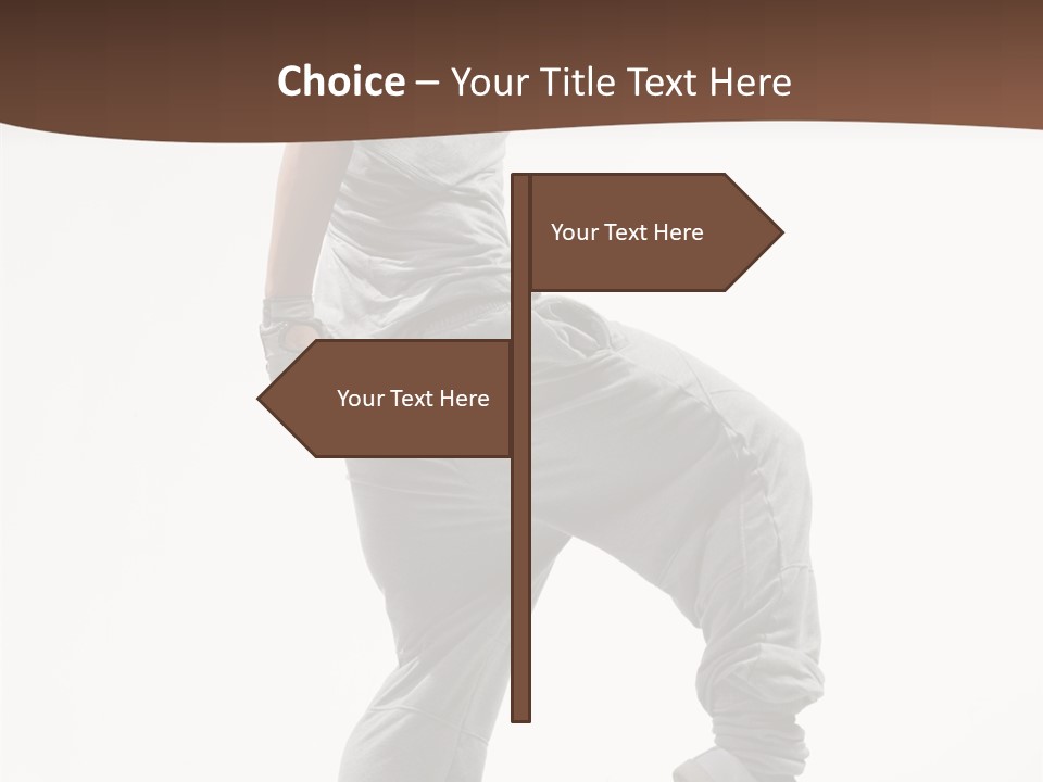 Athlete Sport Fashion PowerPoint Template