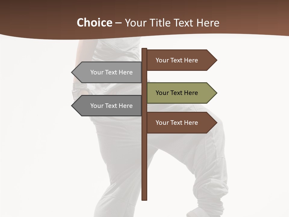 Athlete Sport Fashion PowerPoint Template