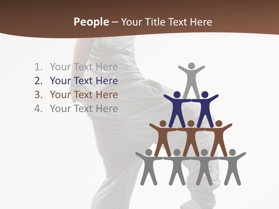 Athlete Sport Fashion PowerPoint Template