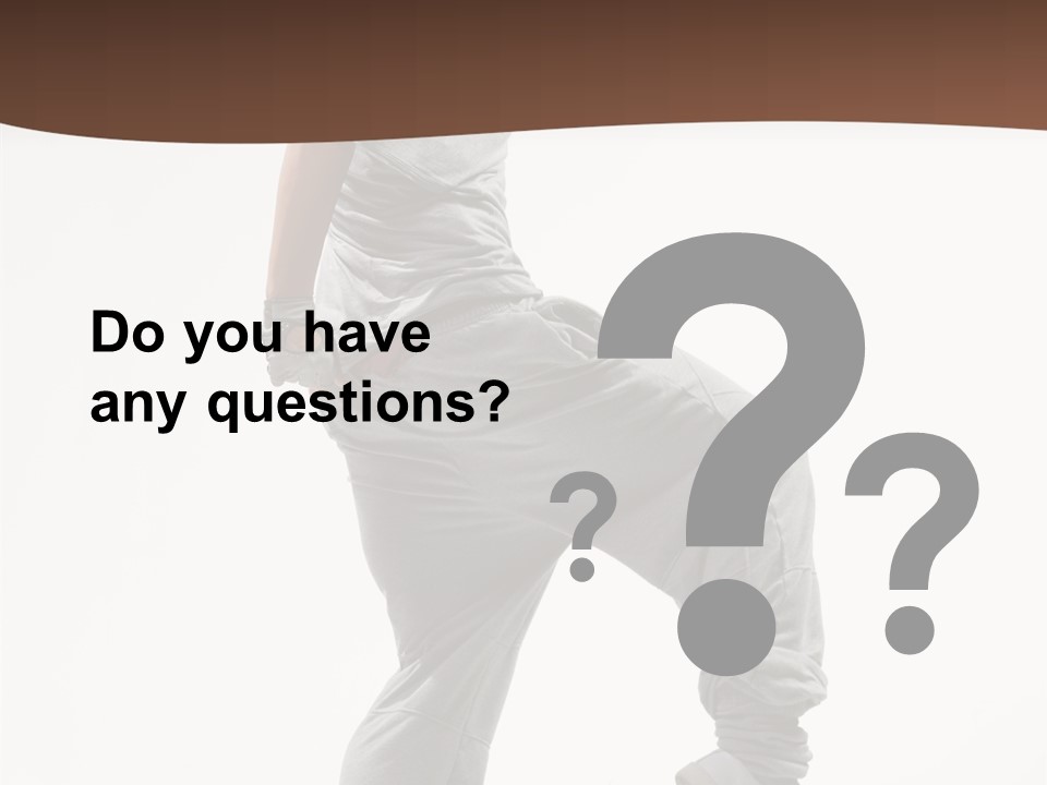 Athlete Sport Fashion PowerPoint Template