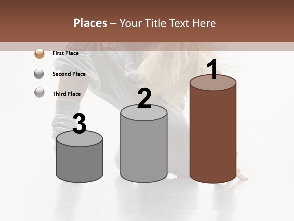 Woman Beautiful Activity PowerPoint Template