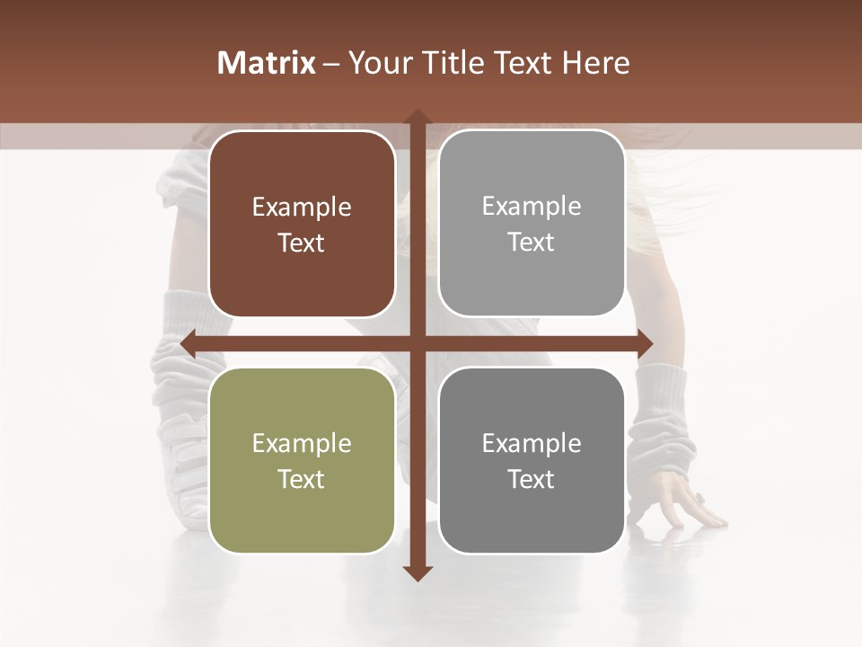 Woman Beautiful Activity PowerPoint Template