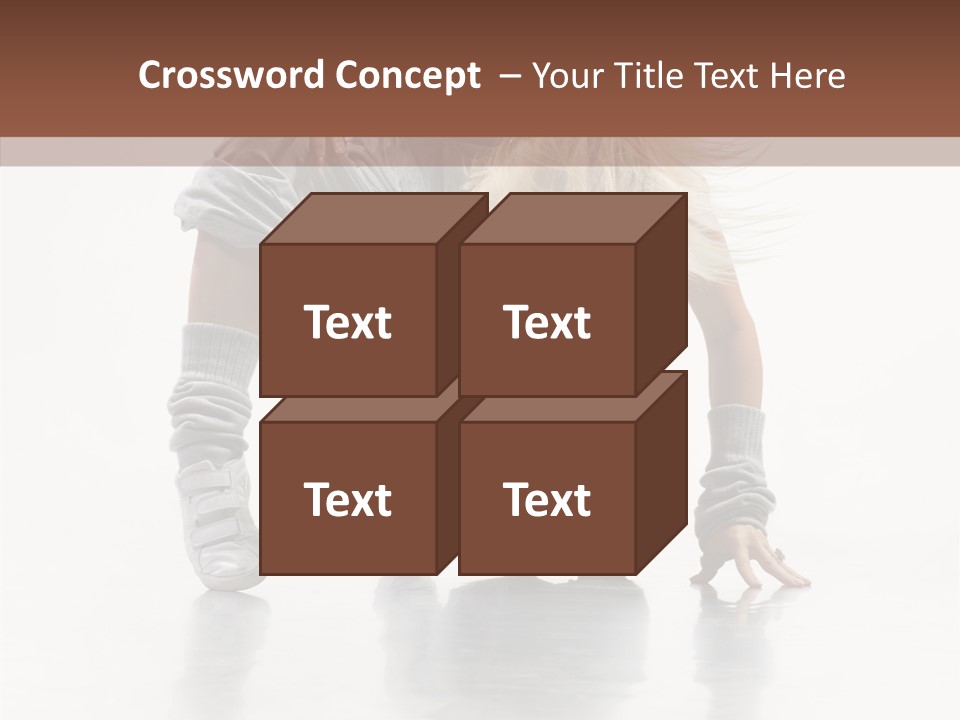Woman Beautiful Activity PowerPoint Template