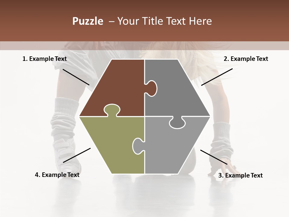 Woman Beautiful Activity PowerPoint Template