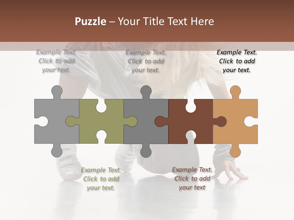 Woman Beautiful Activity PowerPoint Template