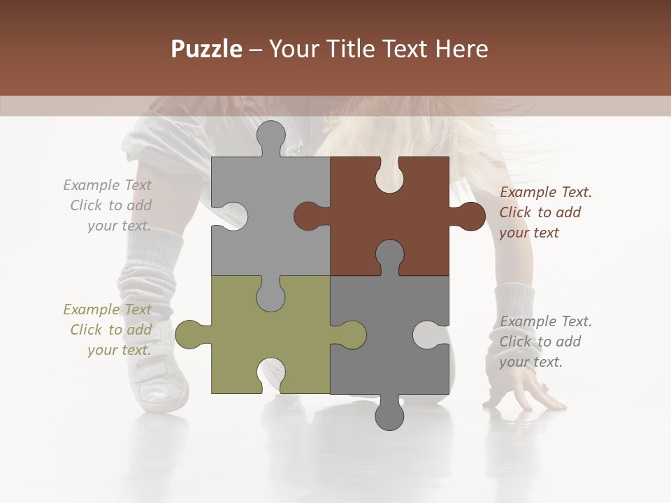 Woman Beautiful Activity PowerPoint Template