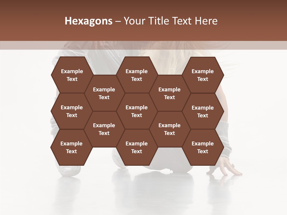 Woman Beautiful Activity PowerPoint Template