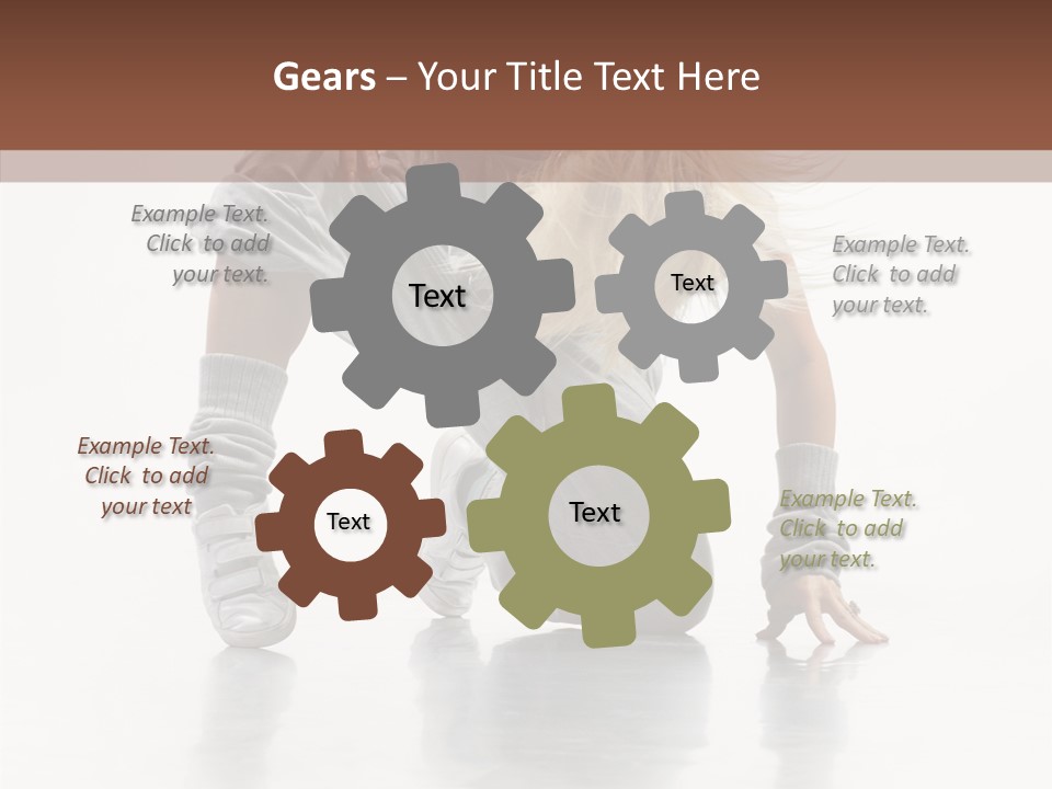 Woman Beautiful Activity PowerPoint Template