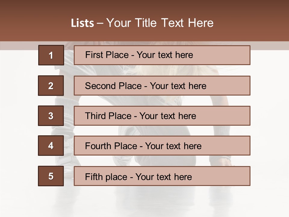 Woman Beautiful Activity PowerPoint Template
