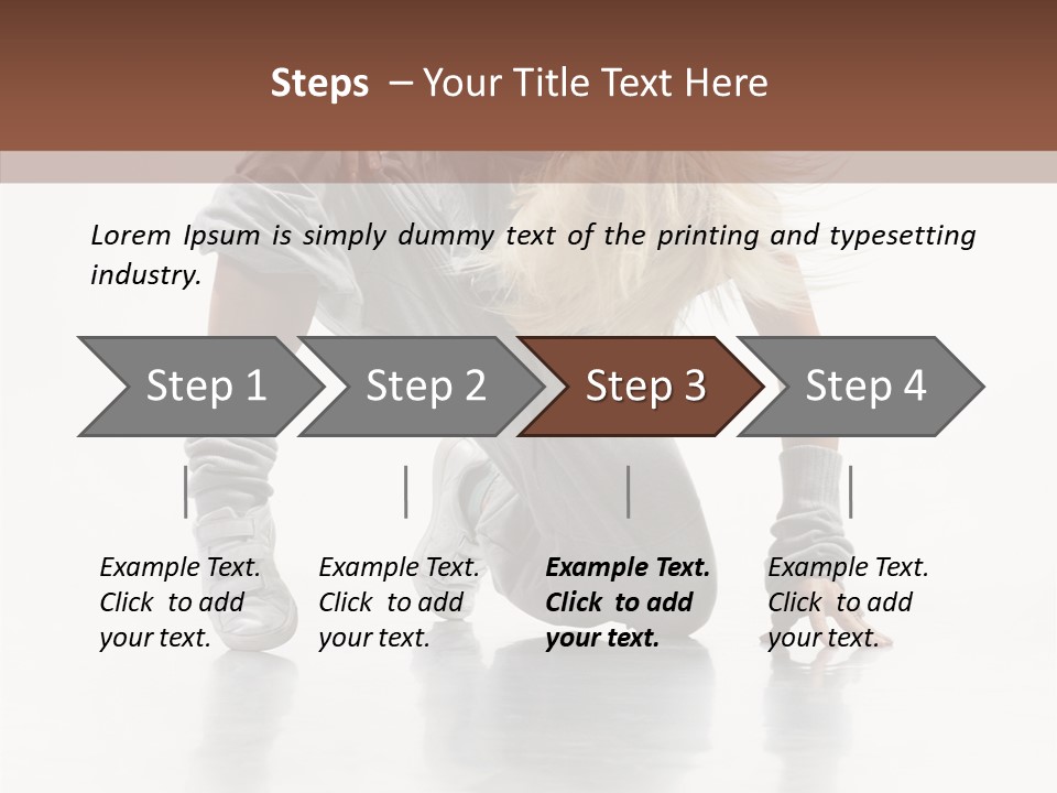 Woman Beautiful Activity PowerPoint Template