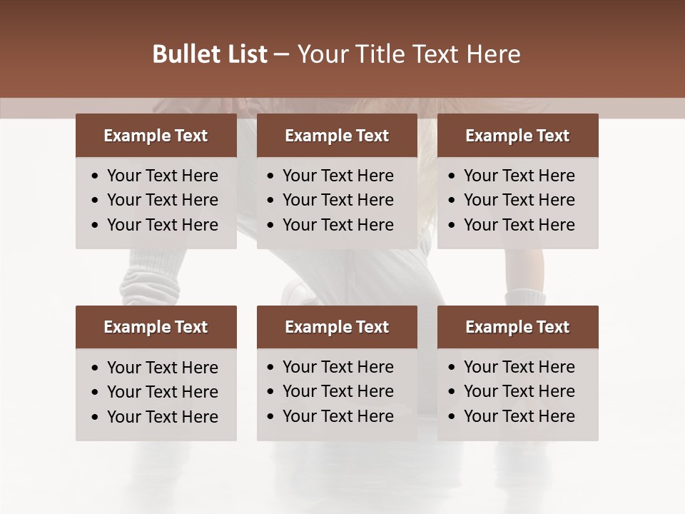 Woman Beautiful Activity PowerPoint Template