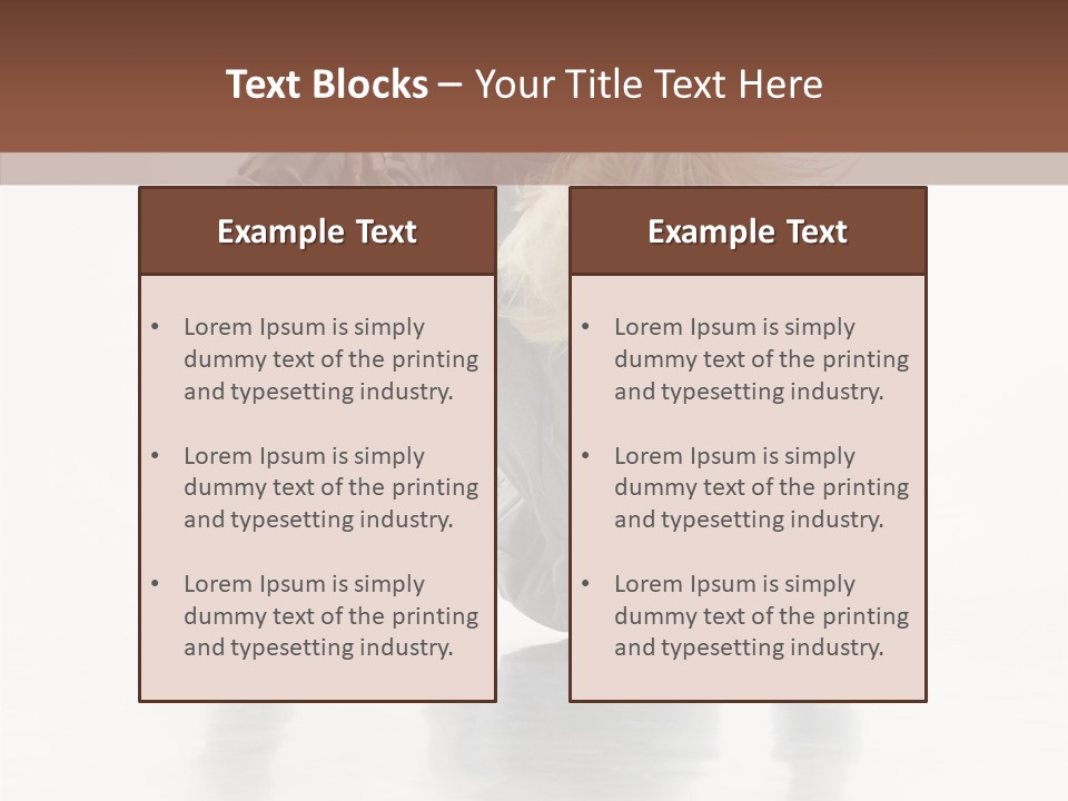 Woman Beautiful Activity PowerPoint Template
