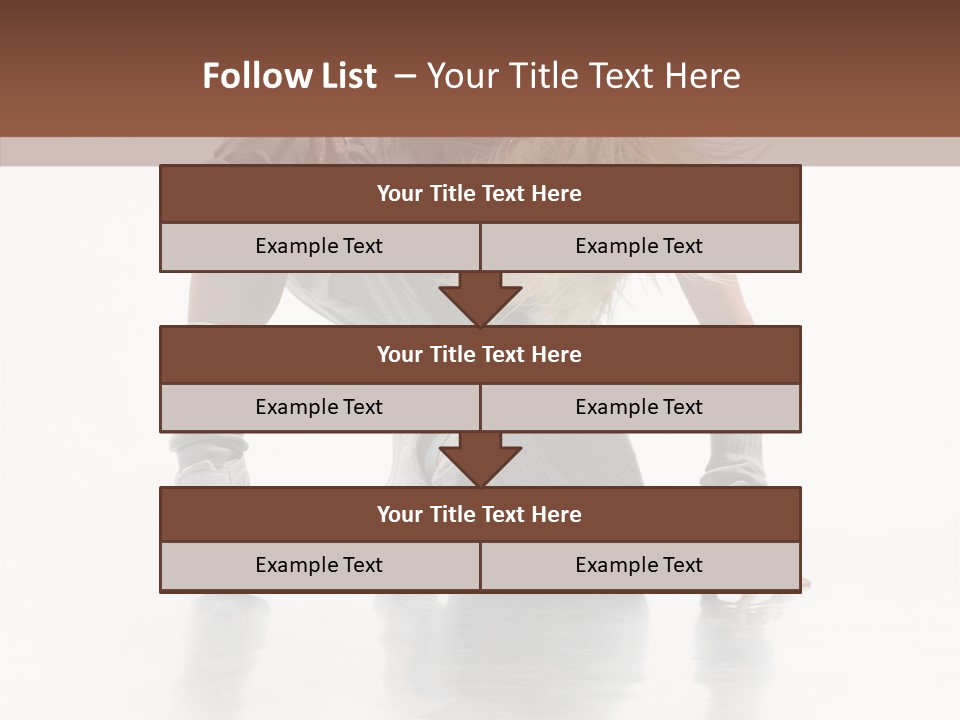 Woman Beautiful Activity PowerPoint Template