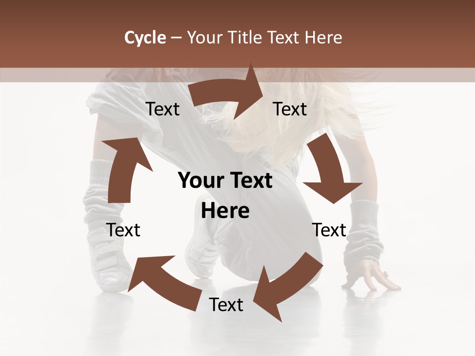 Woman Beautiful Activity PowerPoint Template