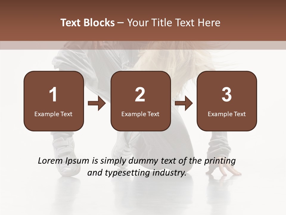 Woman Beautiful Activity PowerPoint Template