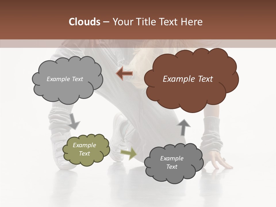 Woman Beautiful Activity PowerPoint Template