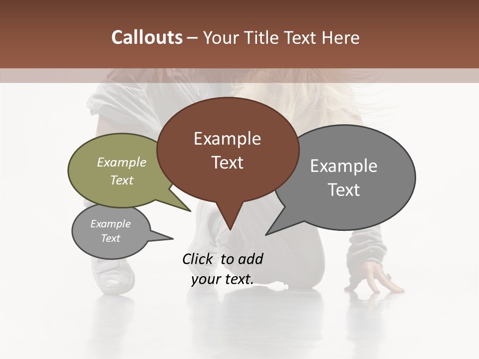 Woman Beautiful Activity PowerPoint Template