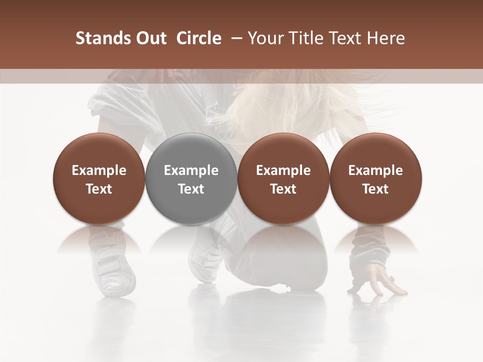 Woman Beautiful Activity PowerPoint Template