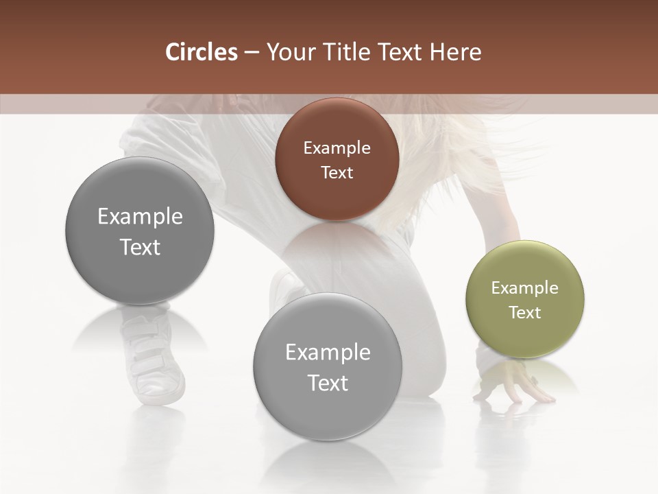 Woman Beautiful Activity PowerPoint Template