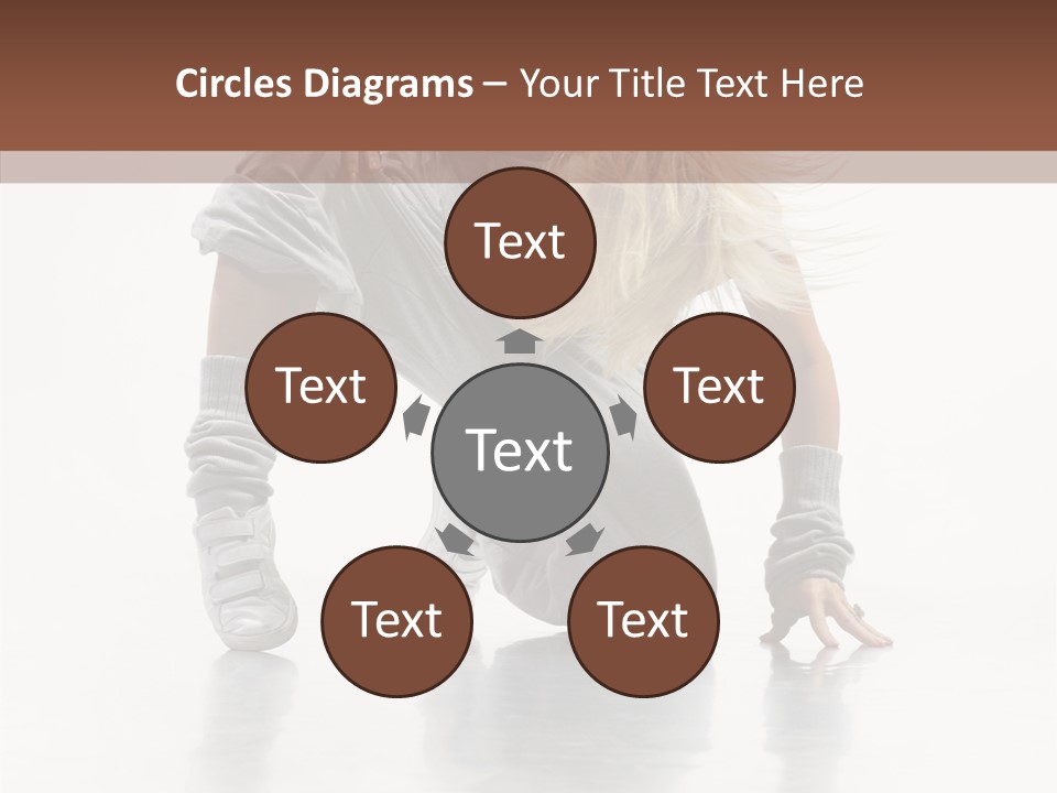 Woman Beautiful Activity PowerPoint Template