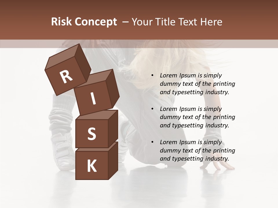 Woman Beautiful Activity PowerPoint Template