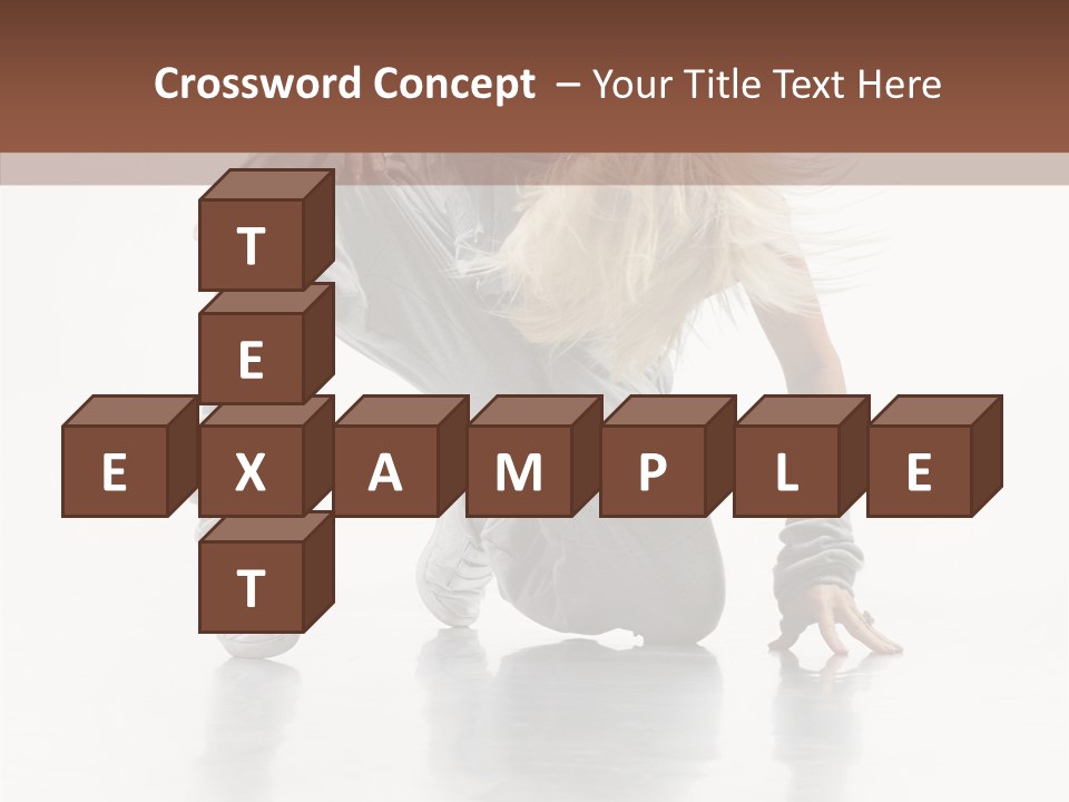 Woman Beautiful Activity PowerPoint Template