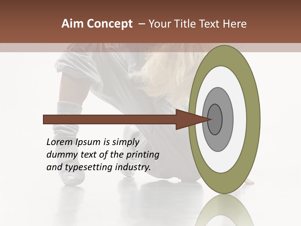 Woman Beautiful Activity PowerPoint Template