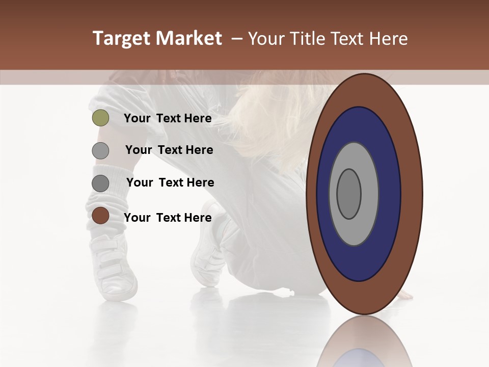 Woman Beautiful Activity PowerPoint Template