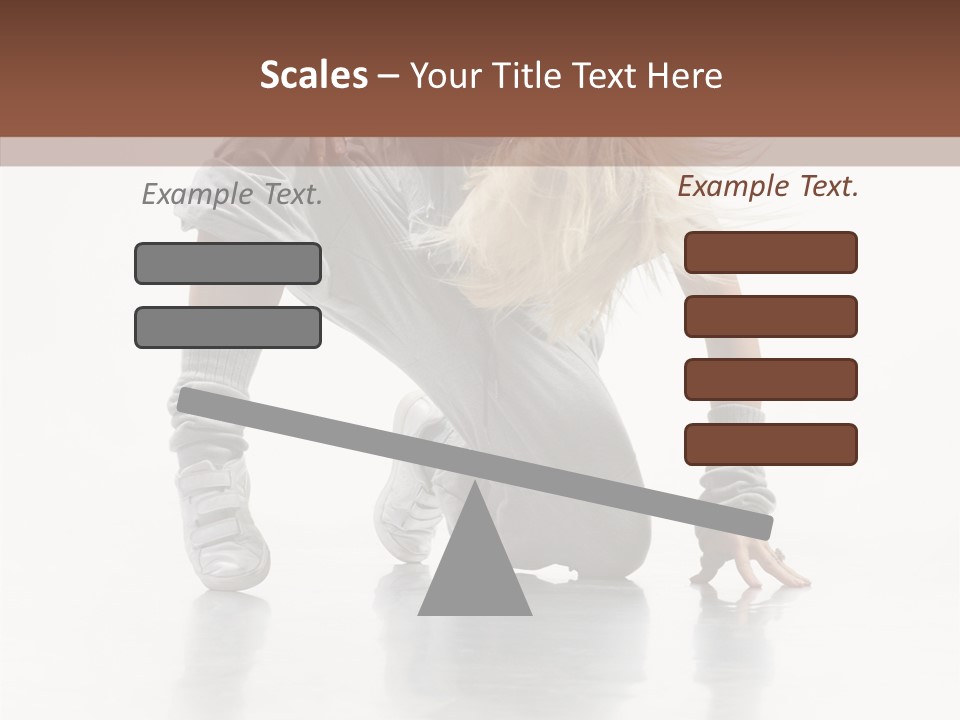 Woman Beautiful Activity PowerPoint Template