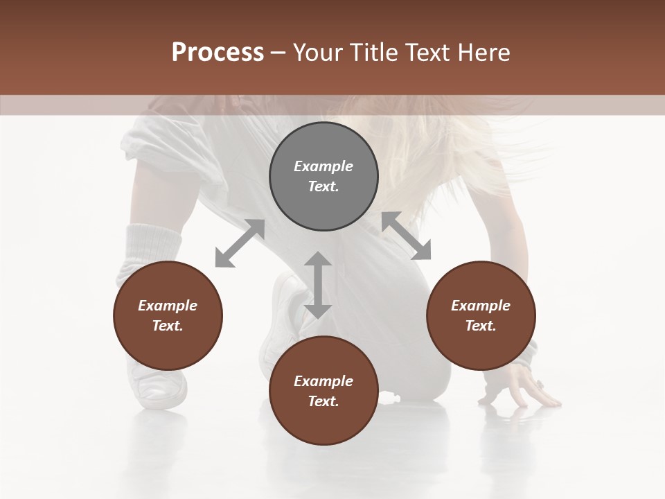 Woman Beautiful Activity PowerPoint Template