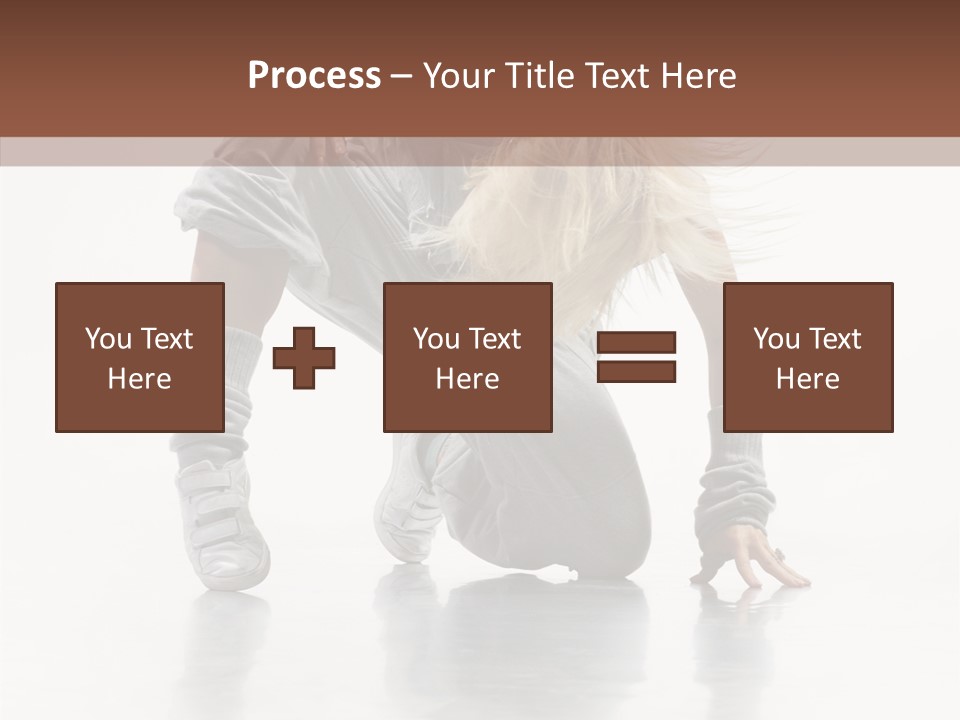 Woman Beautiful Activity PowerPoint Template