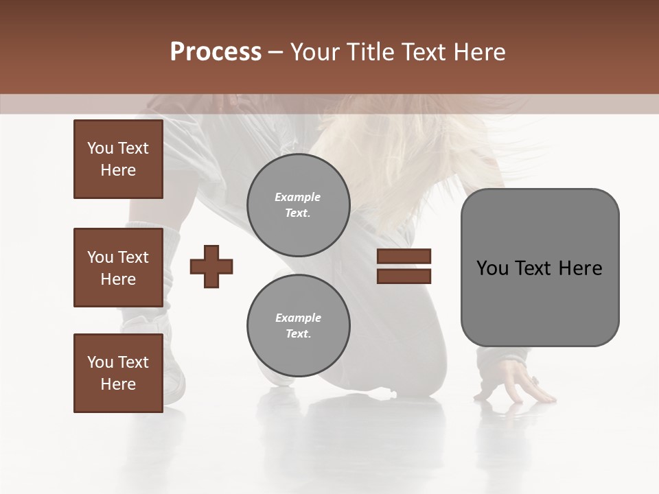 Woman Beautiful Activity PowerPoint Template