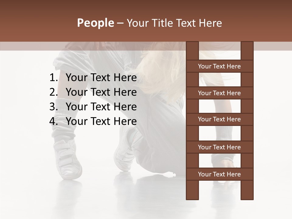 Woman Beautiful Activity PowerPoint Template