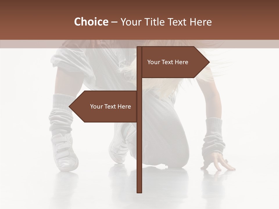 Woman Beautiful Activity PowerPoint Template