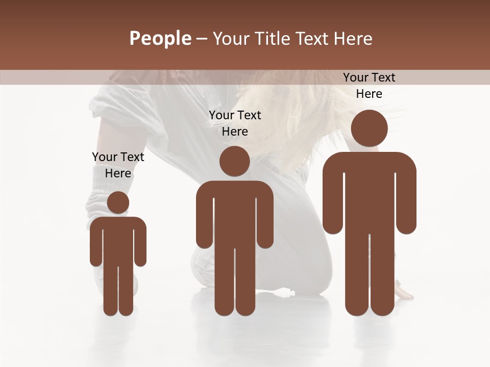 Woman Beautiful Activity PowerPoint Template